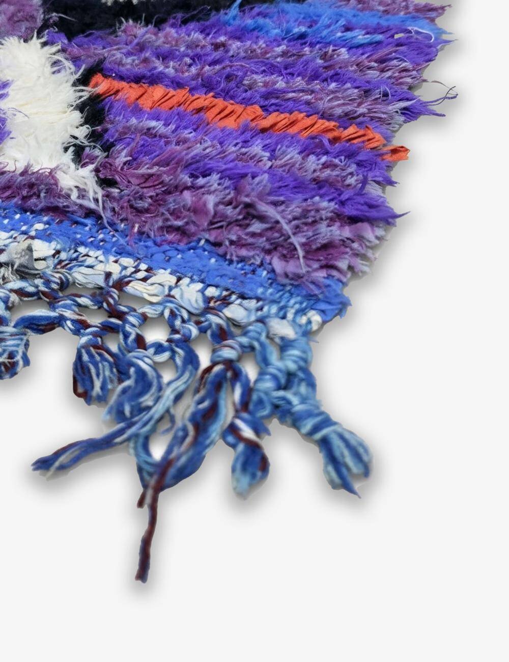 Tapis Berbère Boucherouite - 280 x 88 cm