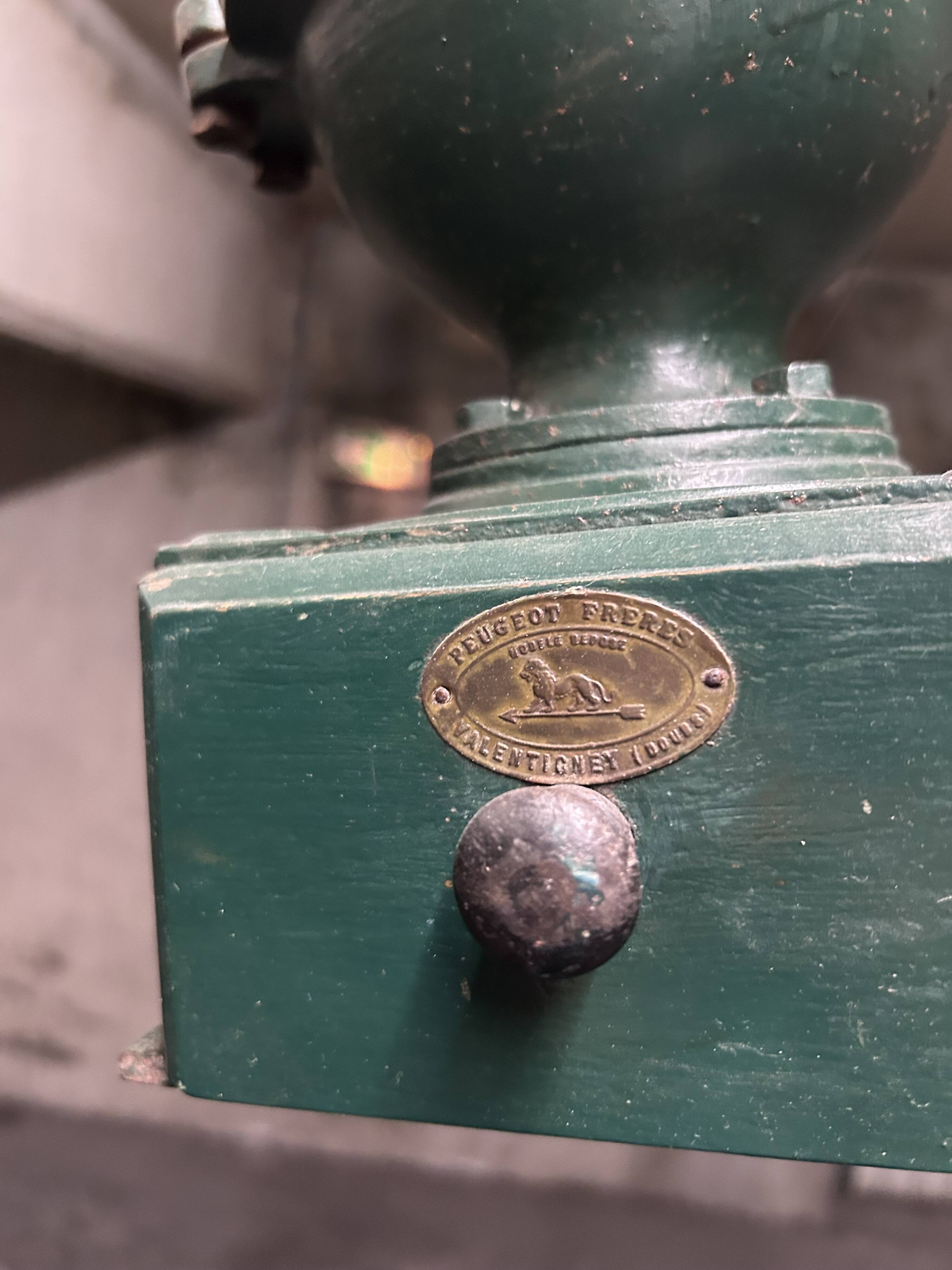 Old coffee mill from the beginning of the 20th century