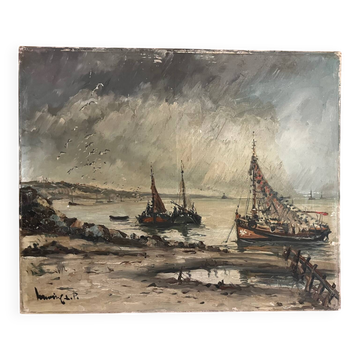 Painting: Oil on canvas - Seascape