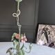 Ancien lustre fleuri italien