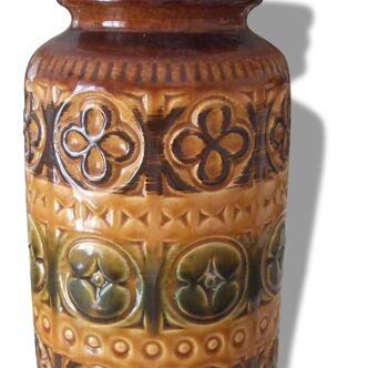 Large German Brown ceramic glazed