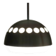 Grande suspension Space Age avec abat-jour en métal et ABS, années 1970