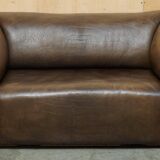 Reclining canapé De Sede DS47 in restored buffalo neck leather