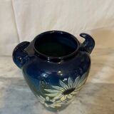 Glazed terracotta vase