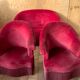 Pair of toad armchairs