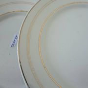 4 dessert plates in porcelain from St Amand 191105