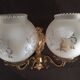 Brass wall lamp