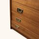 Vintage teak commode with brass handles (copy)