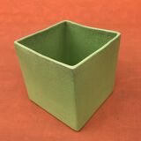 Neon-Green Crackled Effect Ceramic Planter / Decorative Pot