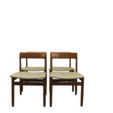 Set of 8 mid-century teak chairs, Denmark 1960.