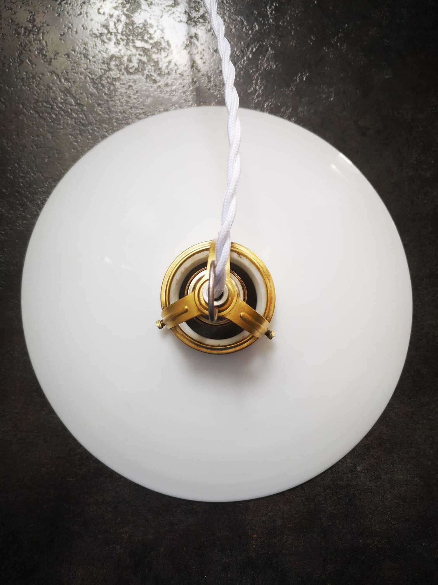 Pendant lampshade opaline