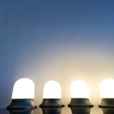 Set of 4 lamps artemide, italy 1970s