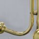 Italian Brass-Plated Coat Rack with Marble Base, 1970s