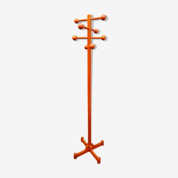 Porte-manteaux Perroquet vintage orange