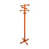 Porte-manteaux Perroquet vintage orange