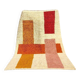 Tapis beni mrirt en laine tissée main traditionnelle
