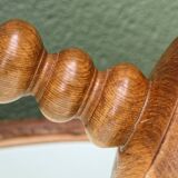 Bedside lamp, turned wood