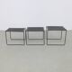 Tables gigognes postmodernes, ensemble de 3, années 1980