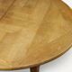 Extendable dining table in oak by Guillerme and Chambron - 1960s