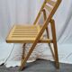 3 wooden folding chairs from 1960/70