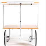 Convertible trolley table, designers Raul Barbieri and Giorgio Marianelli