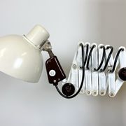 Industrial East German Scissor Lamp from VEB Zweckleuchtenbau Dresden, 1950s