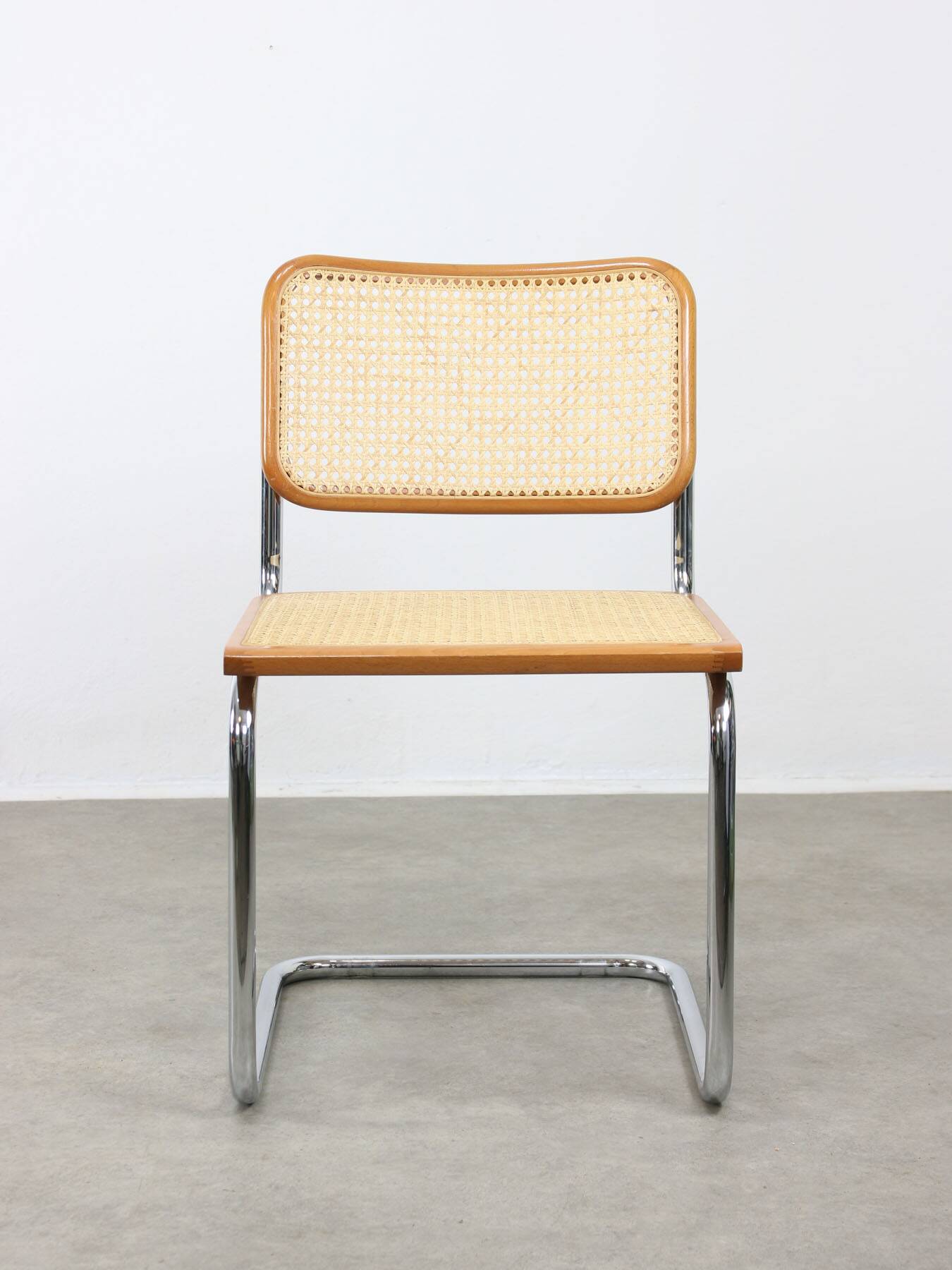 Ensemble de 2 chaises vintage B32 Cesca par Marcel Breuer, années 80.
