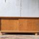 Vintage TV / hi-fi cabinet sideboard - oak - 50/60 - French modernist