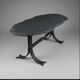 Coffee table with a stone top, France, circa 1960.