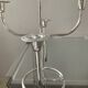 Pair of Tommy Larsen silver brass candlesticks from the 70s