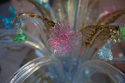 Murano glass chandelier circa 1980