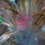 Murano glass chandelier circa 1980