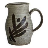 Handmade ceramic pitcher