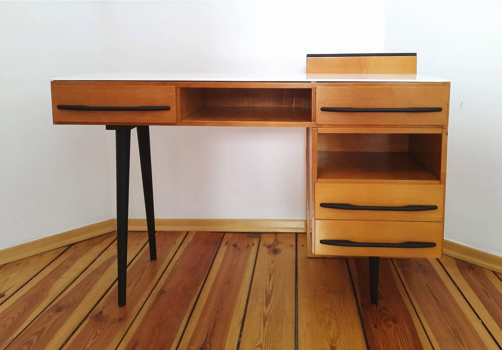 Desk by M. Pozar for Up Závody, Czechoslovakia, 1960s, Set of 2