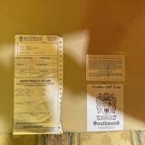 Canapé de style anglais en soie - damas