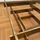 Vintage 1970s Square Coffee Table in Brass and Smoked Glass, David Hicks