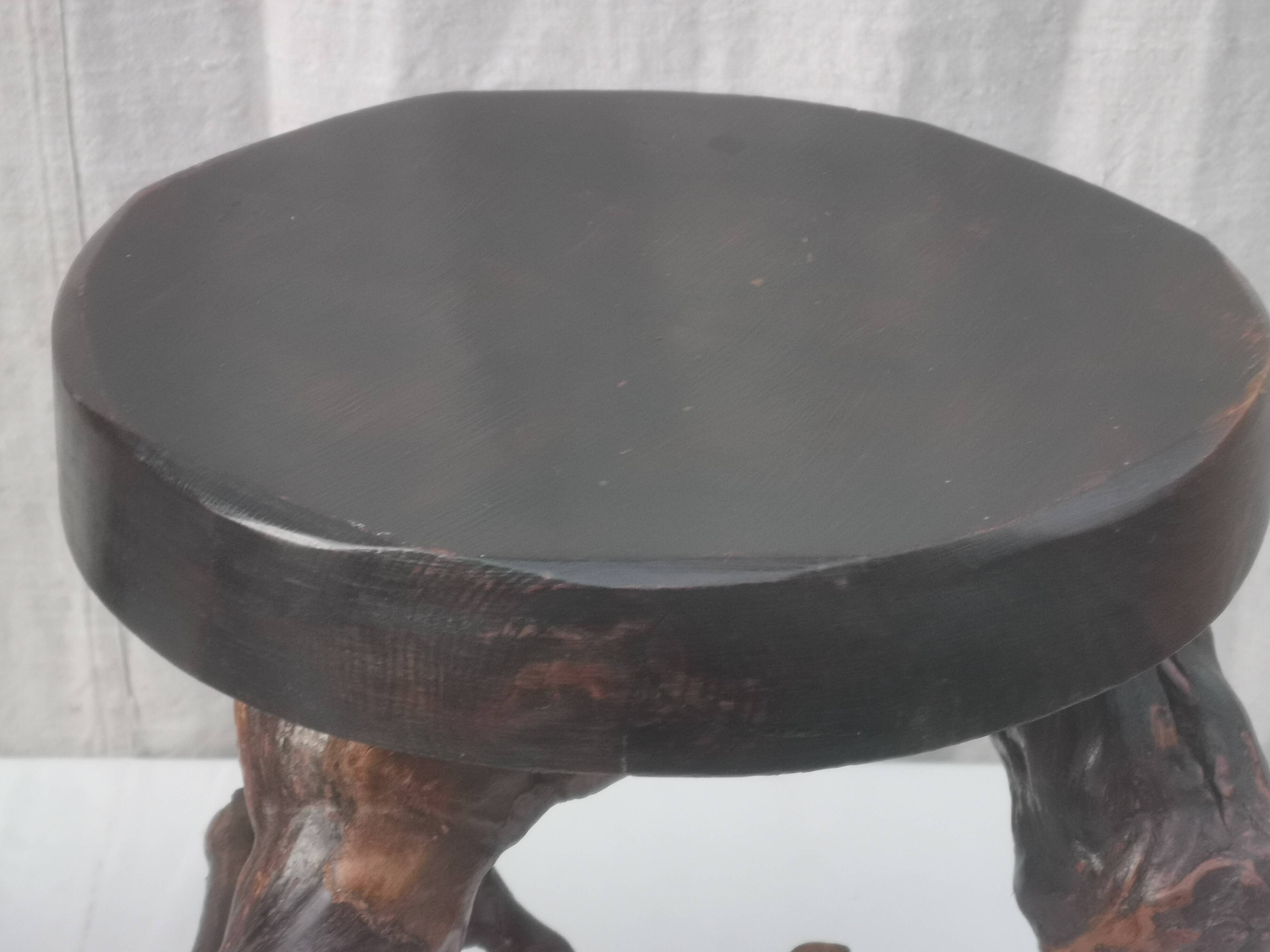 Pair of “brutalist” stools