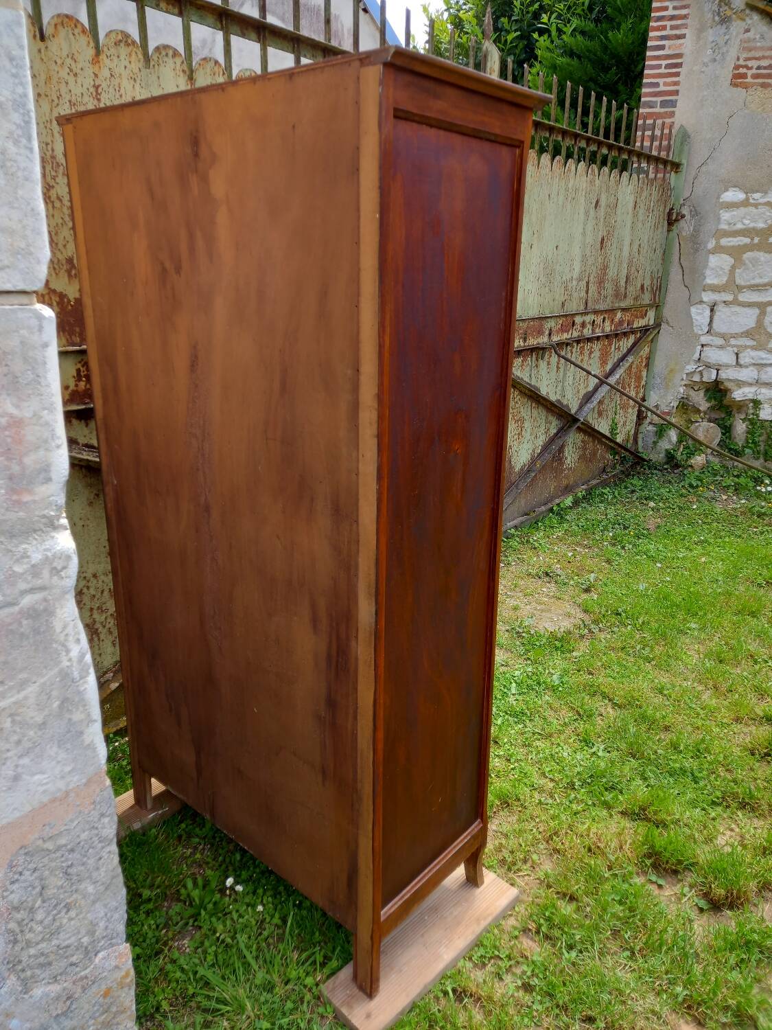 Antique wooden display case