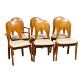Set of 6 chairs by Niels Keofoed for Hornslet