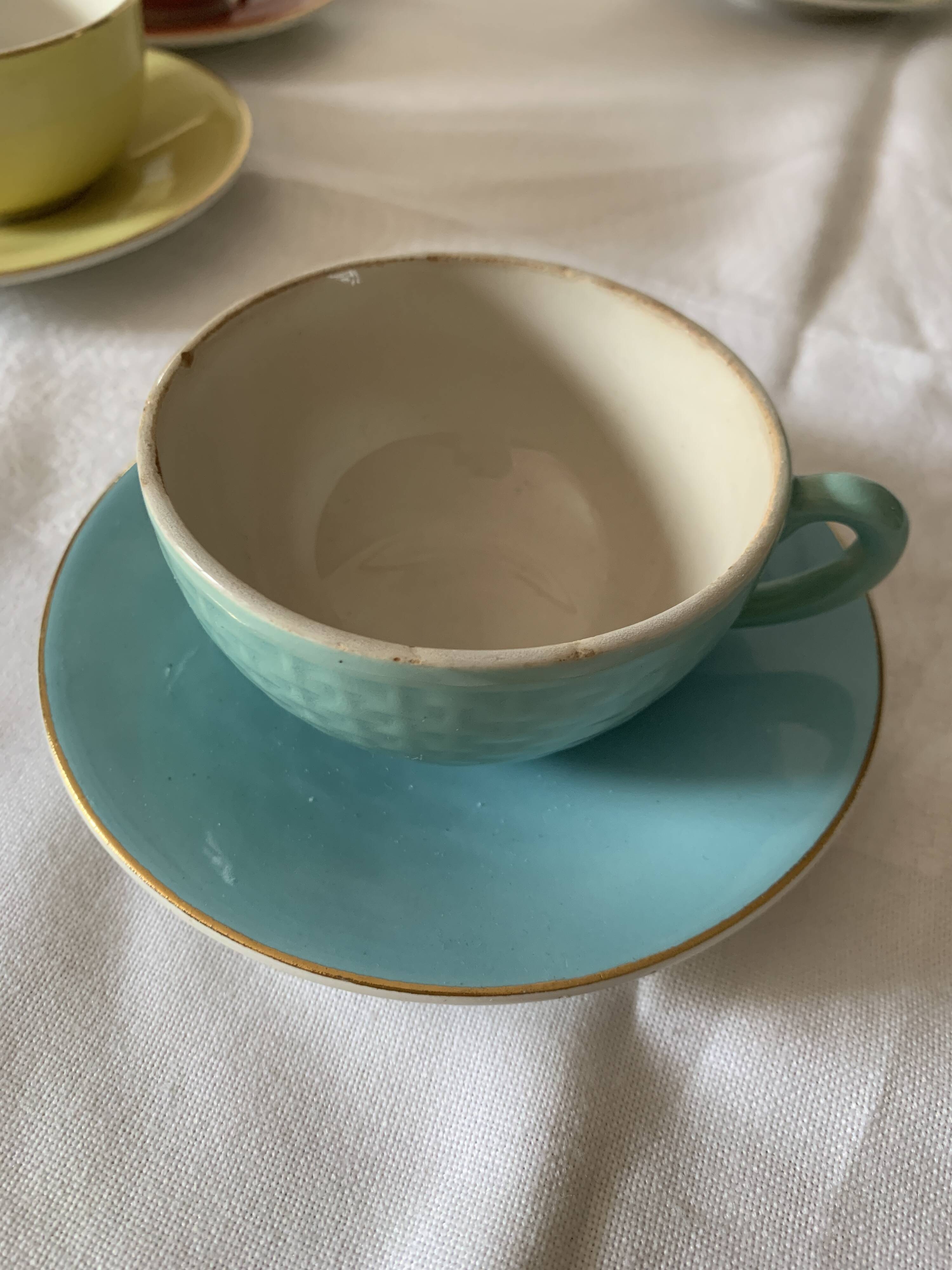 Vintage cups and saucers