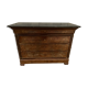 Commode anglaise vers 1920 plaquée acajou et plateau marbre