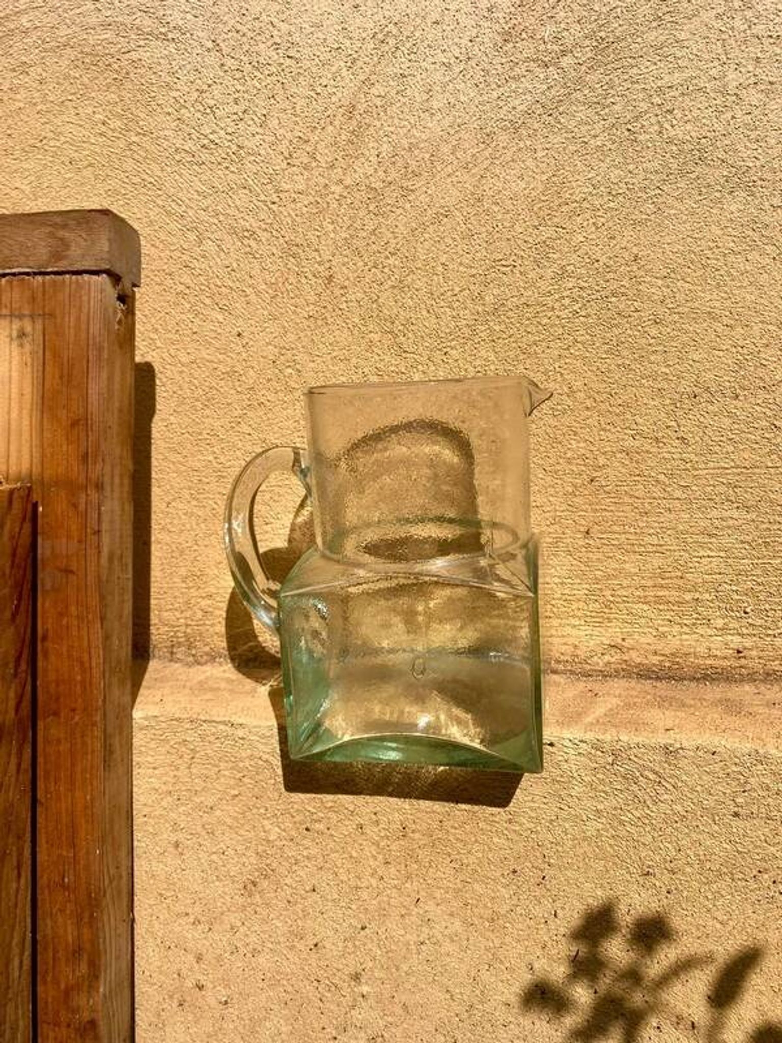 Carafe en verre vintage neuve