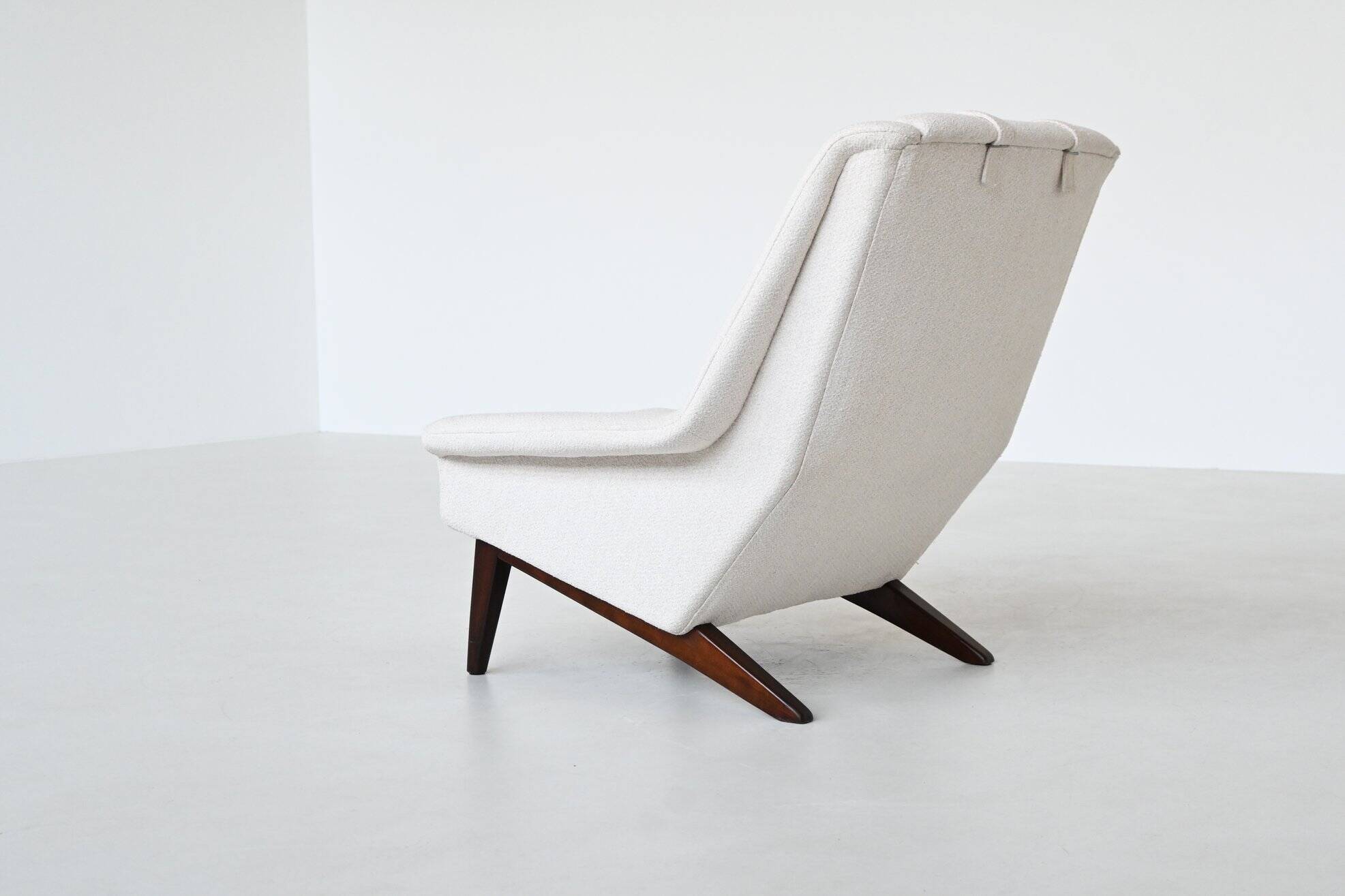 Fauteuil lounge Folke Ohlsson modèle 4410 Fritz Hansen Danemark 1960
