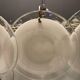 White Murano glass disc chandelier, 1970s