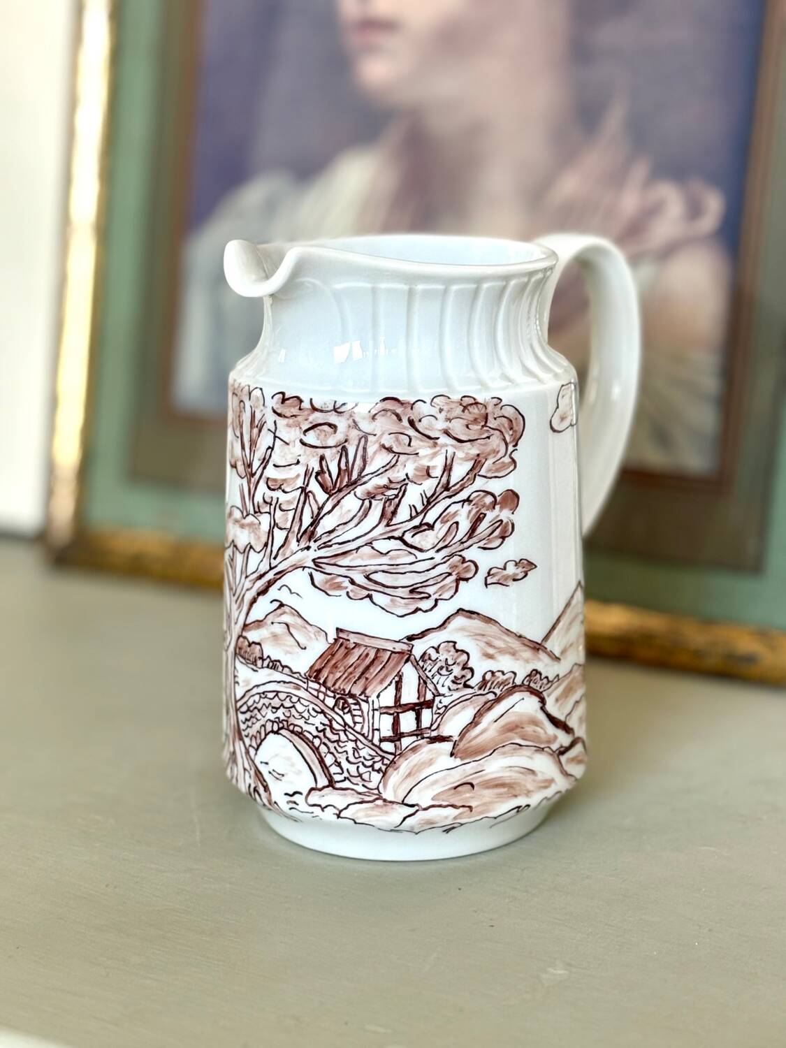 Vintage porcelain jug Bavaria Mitterteich