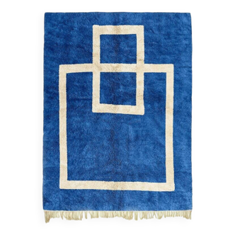 Tapis beni ouarine fait main traditionnel 250cmx150cm