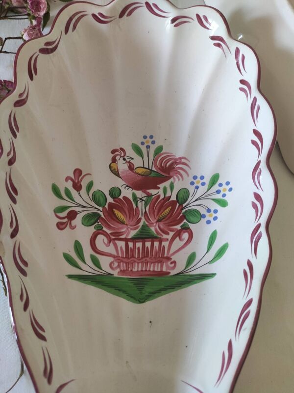 2 raviers faience de St. Clement