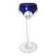 SAINT-LOUIS BRISTOL JOSEPH liqueur glass with overlay, cobalt blue lined crystal