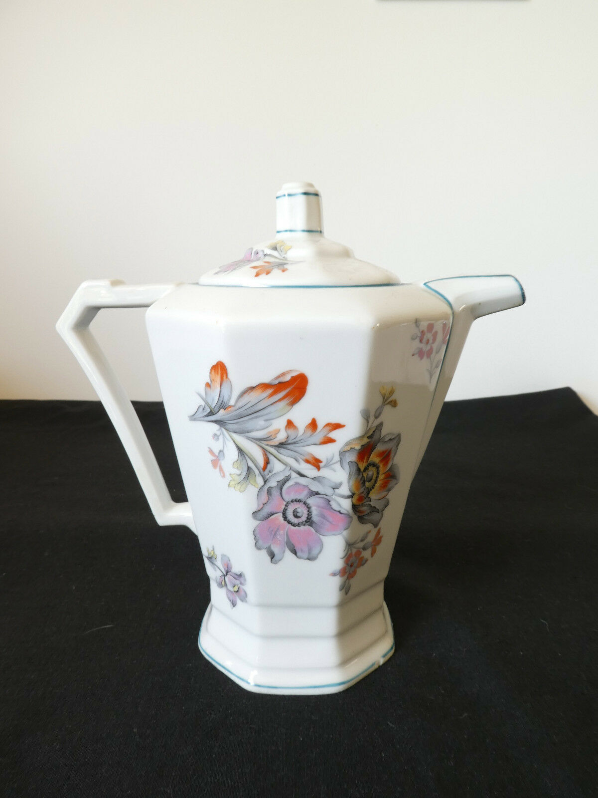 Drb Limoges porcelain art deco coffee service