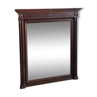 Mirror trumeau, wood, vintage, henri ii